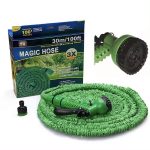 Manguera Expandible hasta 30 Metros con Pistola Multiusos - VERDE - Imagen 2