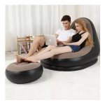 Sillon Inflable con Reposapies - Marron - Imagen 4