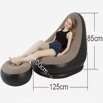Sillon Inflable con Reposapies - Marron - Imagen 7
