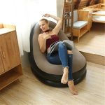 Sillon Inflable con Reposapies - Marron - Imagen 6