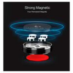 Soporte magnético circular para celular o móvil para auto - Plateado - Imagen 7