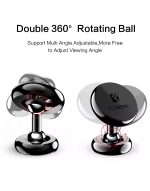 Soporte Magnético para fijar celular en Auto o más - Giro 360 - Negro - Imagen 11