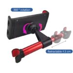 Soporte de tablet o celular para segunda fila del automóvil - Rojo - Imagen 2