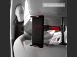 Soporte de tablet o celular para segunda fila del automóvil - Rojo - Imagen 4