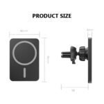 Cargador magnético, telefono / Iphone 12 a más de auto, Magsafe 15W - Imagen 3