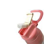 Botella térmica deportiva de acero inoxidable rosa - Imagen 6