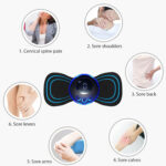 Mini Masajeador con pulsos eléctricos recargable USB Modelo Mariposa - Imagen 8