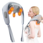 Masajeador multifuncional recargable gris - Imagen 4