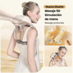 Masajeador multifuncional recargable  beige - Imagen 3