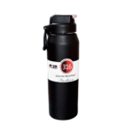 Botella térmica deportiva de acero inoxidable negro - Imagen 7