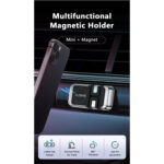 Soporte magnético con sujetador de cables color negro para autos o más - Imagen 6