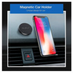 Soporte magnético circular para celular o móvil para auto - Negro - Imagen 2