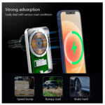 Cargador magnético, teléfono / Iphone 12 a más de auto, Magsafing 15W - Imagen 2