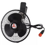 Ventilador Portátil con Clip Ajustable para vehículos - Rojo - Imagen 6