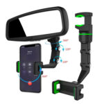 Soporte Ajustable para Celular en Retrovisor de Auto con Giro 360° - Imagen 2