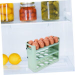 Organizador de huevos, 3 niveles con capacidad para 30 unidades -Verde - Imagen 6