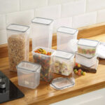 Set 8 contenedores/recipientes herméticos para guardar alimentos y más - Imagen 2