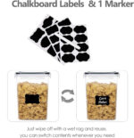 Set 8 contenedores/recipientes herméticos para guardar alimentos y más - Imagen 6