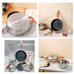 Set ollas KAISA VILLA con Tetera, total 16 piezas de acero inoxidable - Imagen 5