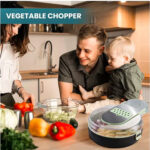 Cortador / Picador de Verduras multifuncional 9 en 1 de alta calidad. - Imagen 6