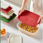 Set 3 contenedores/recipientes para guardar alimentos y más - Verde - Imagen 3