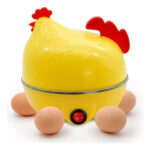 Gallina Hervidor Cocedor Eléctrico de hasta 7 huevos - Amarillo