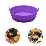 Pack 3 bandejas de silicona para freidora de aire sin aceite - Lila
