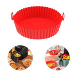 Pack 3 Bandejas de silicona para freidora de aire sin aceite - Rojo
