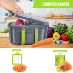 Rallador Picadora Verduras y Frutas Multifuncional para toda ocasión - Imagen 3