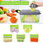 Rallador Picadora Verduras y Frutas Multifuncional para toda ocasión - Imagen 6
