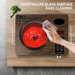 Cocina Encimera Eléctrica Digital de Vitroceramica Portatil 2200W - Imagen 3