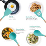 Juego de 12 Utensilios de Silicona para Cocina y Repostería - VERDE - Imagen 3