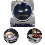 Cocina de Inducción Cóncava de una Hornilla con Pantalla Digital Alto Rendimiento 3500W