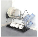 Escurridor Secador Organizador de Platos de Doble Nivel Organización y Estilo para Tu Cocina - Imagen 7