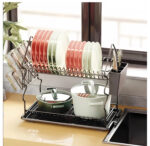 Escurridor Secador Organizador de Platos de Doble Nivel Organización y Estilo para Tu Cocina - Imagen 6