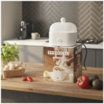 Sancochador Cocedor de Huevos Eléctrico Multifuncional Huevos perfectos en minuto - Transparente - Imagen 4