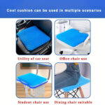 Cojín Gel de ergonómico antideslizante para Silla de Oficina y Auto - Imagen 3