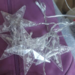 Luces en Cascada de 2m - Diseño Estrellas y Reno Multicolor Navidad - Imagen 3