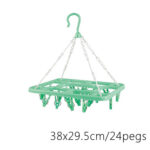 Colgador o Tendedero de ropa con múltiples clips o ganchos - Imagen 5