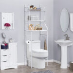 Estante Soporte Organizador de Baño de 3 Niveles – Blanco - Imagen 3