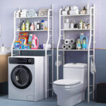 Estante Soporte Organizador de Baño de 3 Niveles – Blanco - Imagen 6