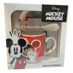 Set de Taza o Pocillo plato y cuchara con Diseño - MK Rojo - Imagen 2