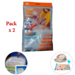 Bolsas para guardar Ropa al Vacio aspirable Pack x 2