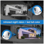 Foco Cámara de Seguridad HD WIFI con Sensor de Movimiento y Control vía App - Imagen 3