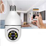 Foco Cámara de Seguridad HD WIFI con Sensor de Movimiento y Control vía App - Imagen 4