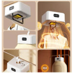 Secador de Ropa Plegable y Portátil de 600W — Dile Adios al tendedero y mal clima - Blanco - Imagen 6