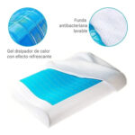 Almohada Viscoelástica con Gel FreshCool Frescura y confort toda la noche - Imagen 4