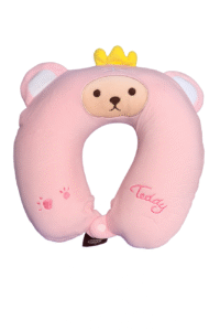 Almohada Viaje Infantil Comodidad y Diversión en Cada Aventura - Rosa - Imagen 2