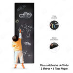 Pack x 3 Pizarras Adhesivas De Vinilo Negro – 45 x 200 cm - Imagen 4