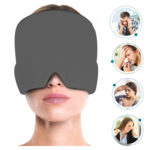 Gorro Relajante Gel Caliente o Frio Dolores de Cabeza o Migrañas Gris - Imagen 2